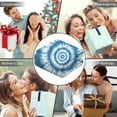thumbnail image 5 of Wearable Blanket,Blue Tie Dye Mandala Pattern Hooded Wearable Flannel Blanket for Adults & Teens,Winter Poncho Shawl Wrap Cape Cozy Anti-Pill,50"x60", 5 of 5