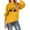 Yellow, variant on Arlun Women's Sweatshirt Basketball Mom Long Sleeve Crew Neck Graphic Pullover Tops Basketball Sport Mom Life Casual Sports Drawstring Hooded Sweat Shirt with Pocket Yellow XL