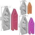 Candle Holders 3 Wick Silicone Moulds Casting Moulds Houses Candle