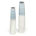 thumbnail image 2 of Vertuu Design Tides Ceramic Floor Vase Small in Blue/White, 2 of 3