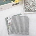 thumbnail image 4 of 7pcs Floral Cotton Fabric Precut Squares, TSV 20 x 20'' Quilt Squares for Patchwork, Sewing & DIY Projects, 4 of 6