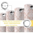 thumbnail image 6 of Ethnic Boho Blackout Curtains for Bedroom/Living Room, Thermal Insulated Kitchen Curtains, Vintage Mexican Flowers Southwestern Grommet Darkening Window Treatment Drapes 52"x84"x2, 6 of 8