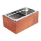 thumbnail image 1 of Recipiente de acero inoxidable para recoger los posos de café, lavable, estable, base antideslizante, asiento de madera para máquinas de espresso,, 1 of 9