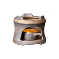 thumbnail image 2 of Estufa de porcelana, artículos esenciales para dormitorios, juego de estufa para tostar té, calentador de té con velas, accesorios para la ceremonia del té, potenciador del aroma del té, juego para to, 2 of 5