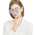 thumbnail image 4 of LotFancy Aviator Sunglasses for Women, UV Protection Mirrored Driving Sun Glasses with Case, 4 of 10