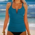 thumbnail image 2 of Women Swim Top Tank Top For Women'S Swimwear Bikini Top With Swim Shorts Beach Pool Outfit, 2 of 5