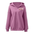 thumbnail image 3 of And Winter Fashion Ice Beverage Printed Women's Hooded Sweatshirt Without Pockets Sweatshirts for Women Hoodie Pullover Womens Zip Sweatshirts And Hoodies Lightweight Sweatshirts for Women Sweatshirt, 3 of 4