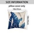 thumbnail image 6 of REGALWOVEN Throw Pillow Covers Set of 2 Boho Plant Pattern Style Decorative Couch Bed for Living Room Leaf-1 18" x 18", 6 of 6
