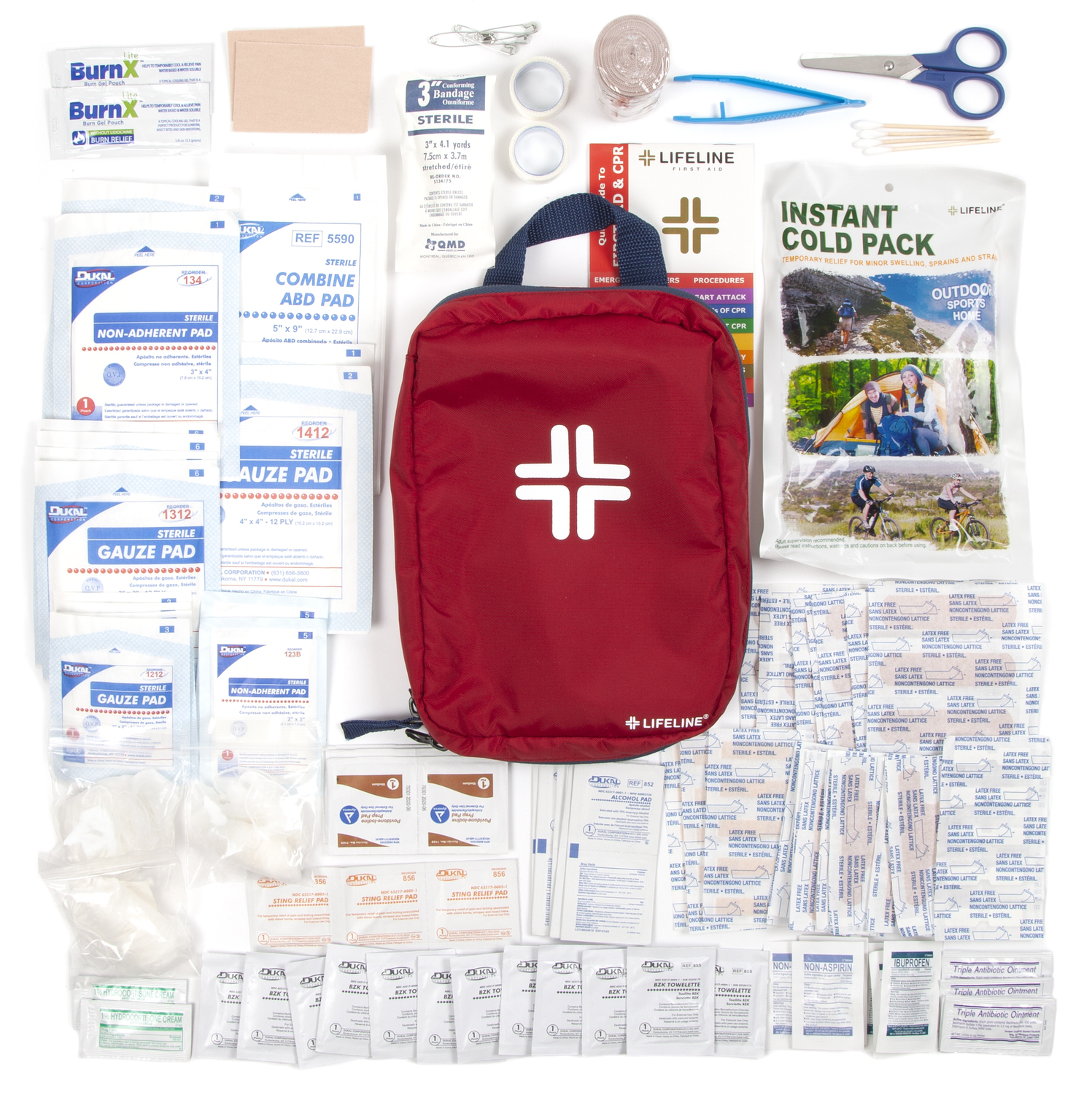 Lifeline Base Camp First Aid Kit 171 Pieces - image 3 of 3