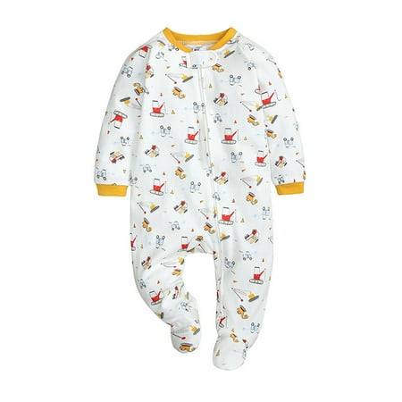 

Vikakiooze Newborn Infant Baby Boys Girls Print Cartoon Cute Keep Warm Romper Jumpsuit