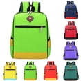 thumbnail image 2 of FUZHIQ Elementary School Backpack Bright Tone Side Storage Pockets Adjustable Straps Lightweight Bookbag for 2nd 3rd 4th 5th Grade Back to School, Orange, 2 of 3