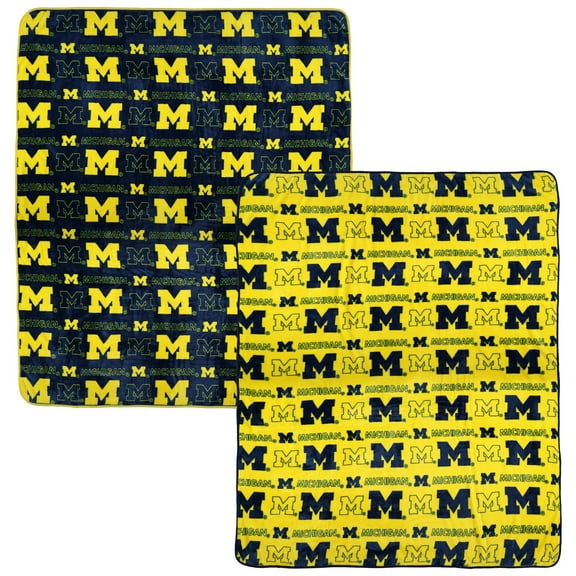 Pegasus Michigan Wolverines 60- x 70- Home & Away Two-Piece Blanket Set