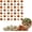 40*white+orange, variant on Mini Pumpkin Decorations, 20 Pcs Halloween Smiling Face Figurines White