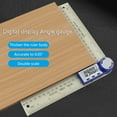 thumbnail image 3 of High Precisions Digital Protractor 360 Angles Measuring Device Ergonomic LCD Display Angles Finders Carpentry Tool, 3 of 13