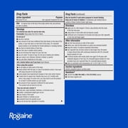Mens Rogaine 5% Minoxidil Solution 3x 2 Fl oz