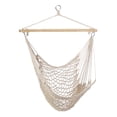 thumbnail image 1 of Silla hamaca Zingz & Thingz, acogedora y cómoda, para interiores y exteriores, color crema, 1 of 8