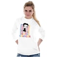 thumbnail image 5 of Betty Boop Game Changer Cutie Cute Women's Long Sleeve T Shirt Brisco Brands S, 5 of 6