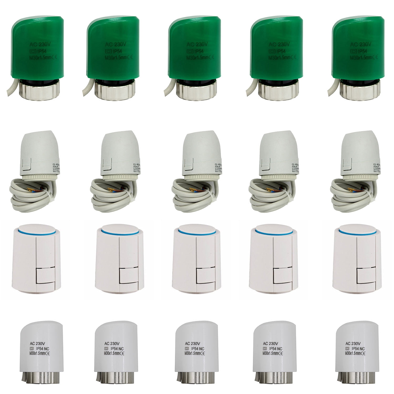 Thermoelectric drive motor 220 24v electric thermal actuator normally