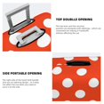 thumbnail image 4 of Haiem Orange And White Polka Dot1 Luggage Cover Printed Suitcase Covers for Luggage Elastic Washable Suitcase Protector Fits 18-32 Inch Luggage-Large, 4 of 8
