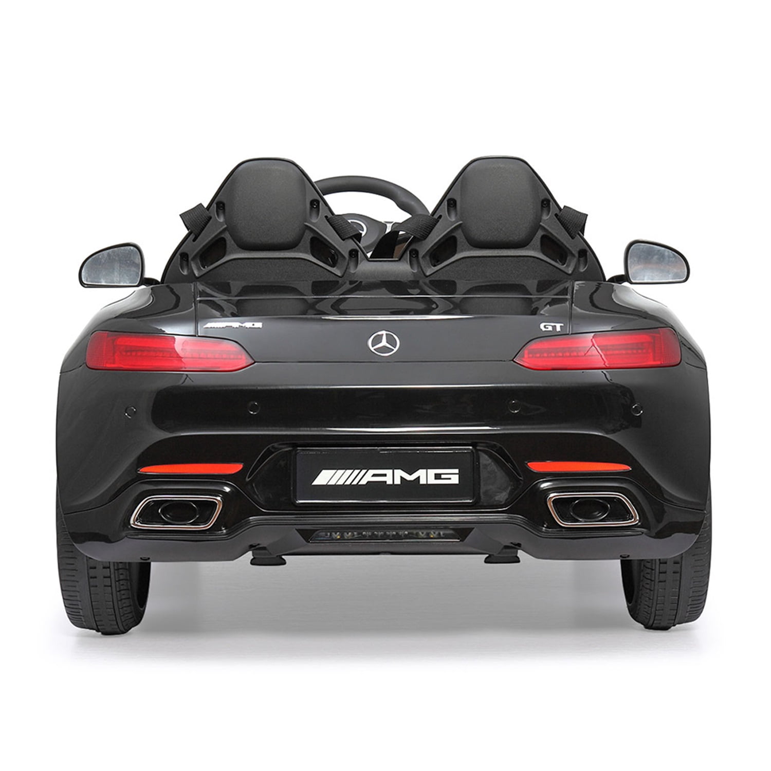 CIPACHO Licensed Benz GT 12V Powered Ride On Toy Car 2-Seat Kids Car Toy with MP3, Radio, Speed Shift, LED Lights, Black CIPACHO Licensed Benz GT 12V Powered Ride On Toy Car 2-Seat Kids Car Toy with MP3, Radio, Speed Shift, LED Lights, Black