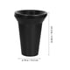 thumbnail image 2 of Cubitera de plástico negra para vino - Cubitera redonda de PP para catas, bares y bebidas frías (16,5 x 12,2 x 12,2 cm), 2 of 7