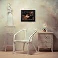 thumbnail image 4 of Waterhouse, John William 18x15 Black Modern Framed Museum Art Print Titled - The Lady of Shalott, 4 of 5
