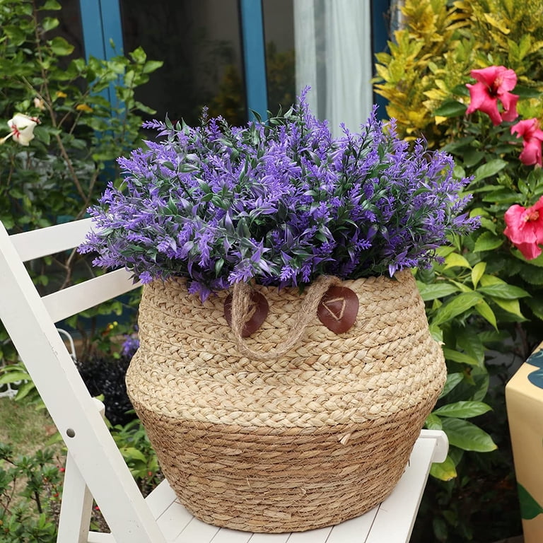 10 Bundles Artificial Lavender Flowers – Fake Purple Plants For Home, Wedding, Garden Decor