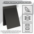thumbnail image 3 of Uxcell Chipboard Book Board, 14 x 11 inch 30 PT 35 Pcs Binding Supplies, Black, 3 of 6