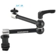 thumbnail image 3 of CAMVATE 11" Articulating Magic Arm with 1/4"-20 Ball Head and Central Lock Knob, Shoe Mount Adapter, 3 of 6