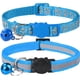 thumbnail image 1 of Collares reflectantes para gatos con cierre de seguridad y cascabel, paquete de 2: collares ajustables para gatos y gatitos, 1 of 5