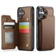 thumbnail image 1 of Funda para iPhone 16 Plus con tarjetero, funda tipo cartera para hombre y mujer con bloqueo RFID, cierre magnético de cuero resistente a prueba de golpes para iPhone 16 Plus, 1 of 10