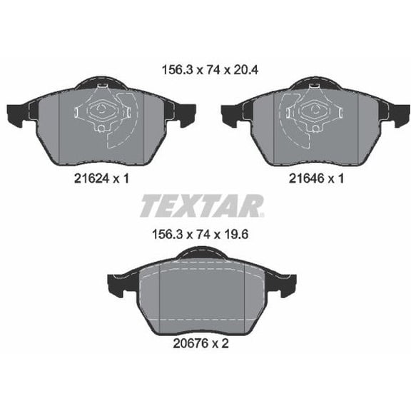 Brake Pad SetREO 216242001
