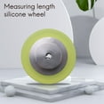 thumbnail image 3 of 200Mm Aluminum Polyurethane Industrial Encoder Wheel Measuring Wheel for Measuring Rotary Encoder,1* Encoder wheel,Green & Silver, 3 of 9