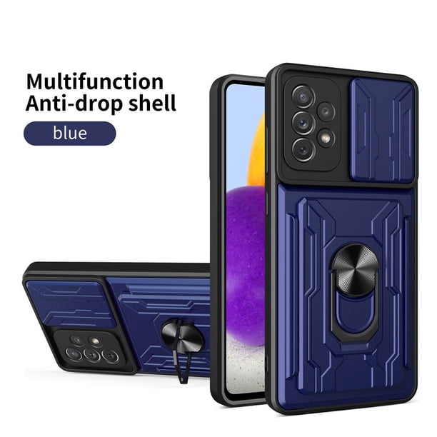 Funda protectora de lujo a prueba de golpes para Samsung A51 A71 A12 A52 A72 A32 A13 A53 Galaxy S20 FE S21 Plus S22 S23, funda con soporte para tarjetas Tan Jianjun unisex