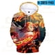thumbnail image 3 of Kimetsu No Yaiba Anime 3D Sudadera con capucha Kochou Shinobu Cosplay disfraz Demon Slayer sudaderas hombres mujeres Rengoku Shinjurou sudaderas, 3 of 5