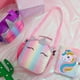 thumbnail image 4 of Unicorn Lunch Bento Box Kids Girls Rainbow Princess Bolsas de hombro (rosa) Tmvgtek Oficina Multiescena Multifunción, 4 of 9