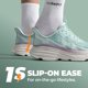 thumbnail image 3 of Zapatillas Slip-On para Mujer ALLSWIFIT Talla 6.5 Verde Claro, 3 of 8