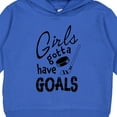 thumbnail image 3 of Inktastic Girls Gotta Have Goals Hockey Player Toddler Hoodie, 3 of 4
