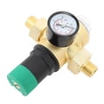 thumbnail image 1 of Water Pressure Regulating Valve, Water Pressure Regulator G1/2 DN15 with Gauge for Home, 1 of 8