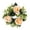 Orange, variant on Darzheoy Artificial Rose Candle Rings Wreaths Floral Decor for Candles Fake Small Candle Flower Ring Wreath Candle Holder Wedding Centerpieces for Tables Party Decoration