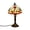 B, variant on Bohemian Table Lamp, Flower Design Stained Glass Night Light, 14 inch Bronze Resin Base Retro Desktop Lamp for Bedroom, Living Room, Restaurant Farmhouse Decor