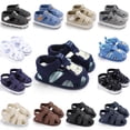 thumbnail image 2 of Walkers Sandalias Antideslizantes Transpirables Para Bebés Y Niños Pequeños De Suela Suave De Impresión Sólida Primeros Pasos 0-18 Meses, 2 of 4