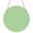 Green, variant on White Round Front Door Welcome Sign, 7.8 Inch Wall Hanging Decor for Indoor Outdoor, Modern Simple White Backdrop Home Porch Hanger Decorations for Holiday Gift