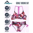 thumbnail image 4 of Kanu Surf Girls' Bathing Suit - 4 Piece UPF 50+ Quick Dry Bikini Swimsuit (5-16), 4 of 7