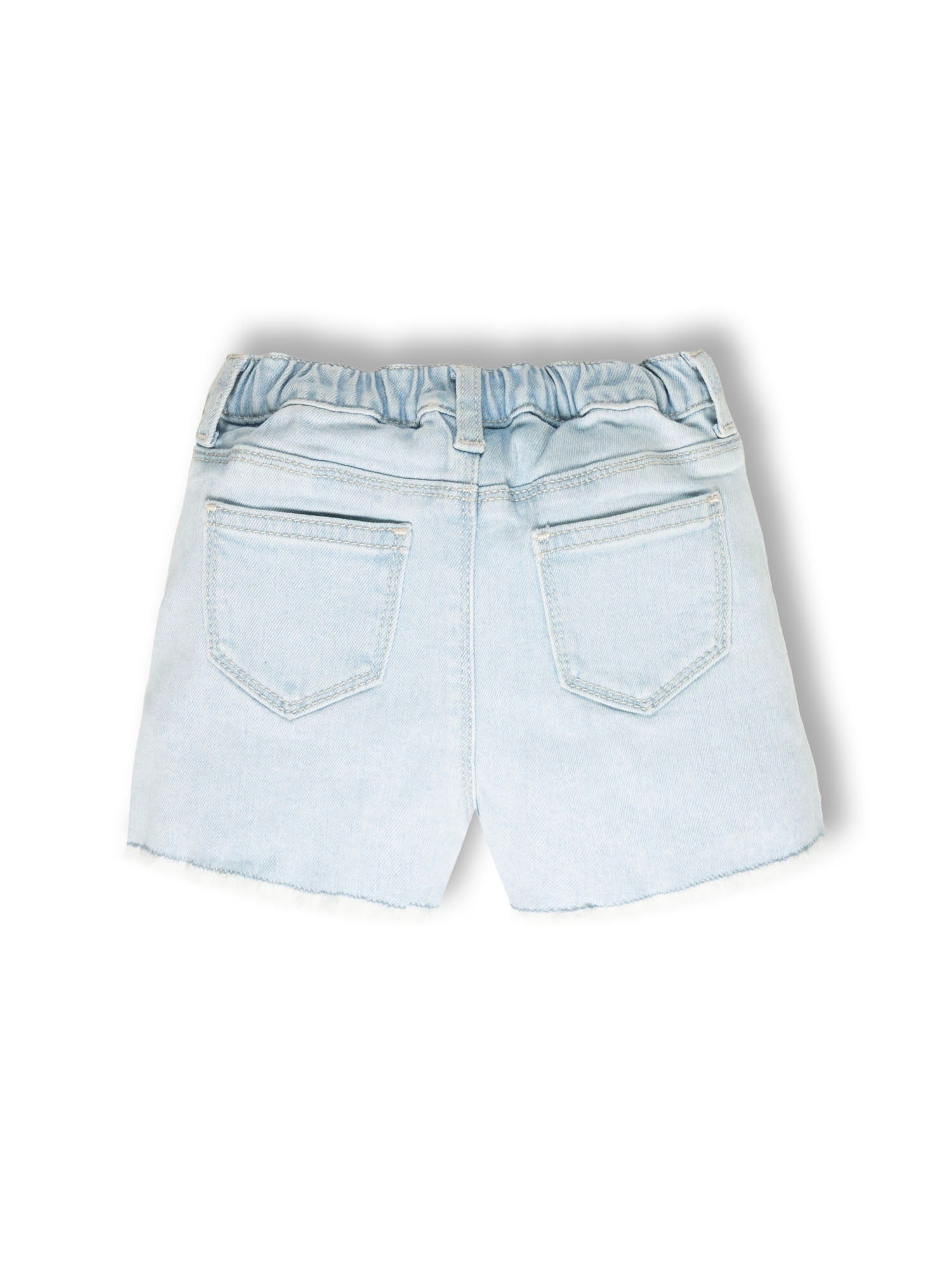 Wonder Nation Toddler Girl Denim Short, Sizes 12 Months - 5T