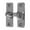 Grey, variant on Hearth & Gear Heavy Duty 180 Adjustable Door Lock – Sliding Door Lock With Reinforced Alloy For Home Patio Door Stops Decorative Swinging Door Push Plate Outdoor Door Stop Cat Door Stops for Floor Air
