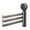 Black, variant on 1Pc 3 Arms Towel Rack with Suction Cup,No-Drill Easy Install Wall Mounted Bathroom Towel Rack,180 ° Rotation Space Saving Towel Bar for Bath Kitchen (Black/White, 3 Pendulum Arms)