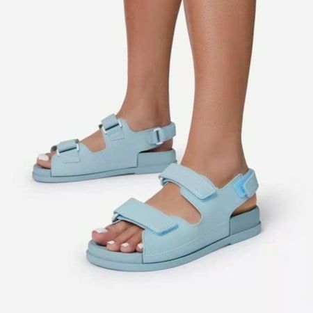 

Sunhillsgrace Shoes For Women Sandals Fashion Women s Casual Shoes Breathable Flats Lace-up Thick-soled Sandals