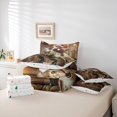 thumbnail image 6 of Homewish Teens Cat Dinosaur 7 Pieces Bedding Comforter Set,Merry Christmas Animal Full Bedding Set Lightweight,Xmas Theme Fitted Sheet Flat Sheet,Retro Vintage Room Decor,Reversible, 6 of 8