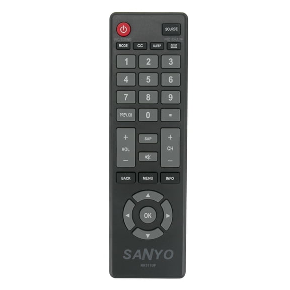 NH311UP Remote Control Compatible Sanyo Smart TV FW32D06F FW32D06F-B FW40D36F